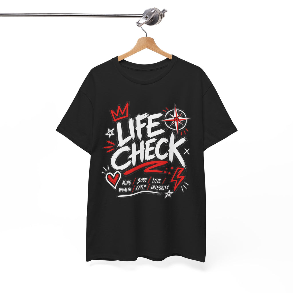 The Life Check TEE · Cotton Graphic T-Shirt