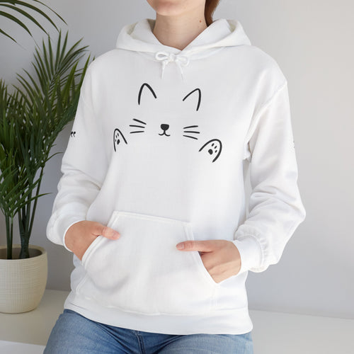 Cozy Cat HUG Hoodie | Hug Collection | Cute Pet Lover Sweatshirt | Stylish Gift for Cat Lovers