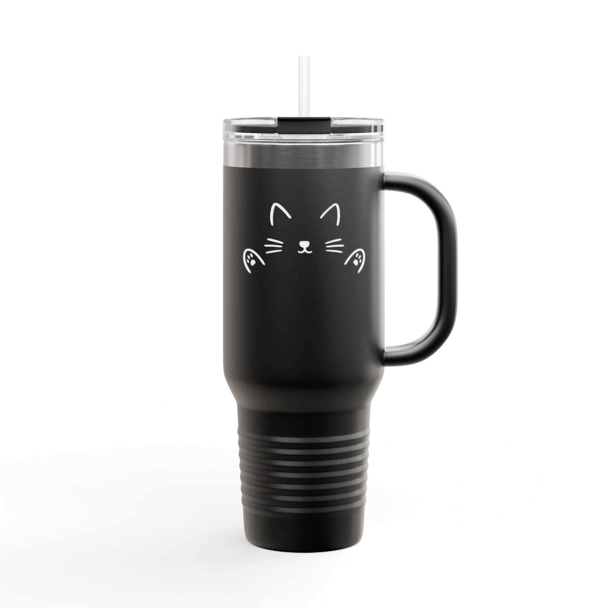 Cute Cat HUG MUG 40oz | Travel Mug | Insulated Coffee Tumbler | Cat Lover Gift