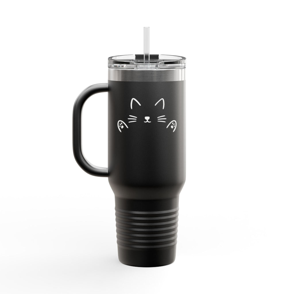 Cat HUG Tumbler 40oz | Insulated | Minimalist Design | Travel Tumbler |