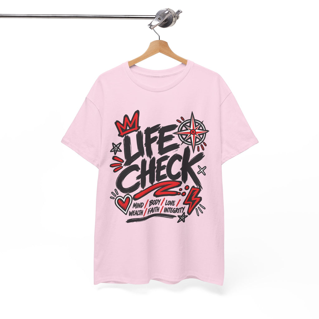 The Life Check TEE · Cotton Graphic T-Shirt
