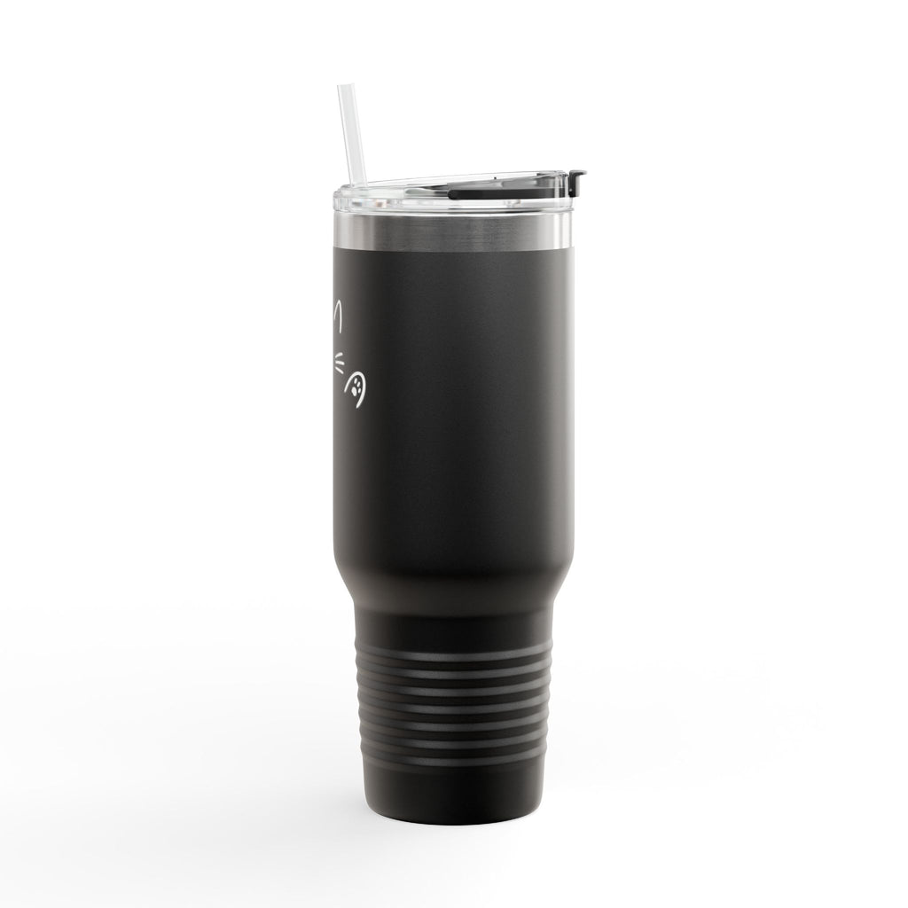 Cat HUG Tumbler 40oz | Insulated | Minimalist Design | Travel Tumbler |